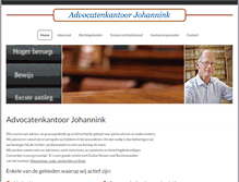 Tablet Screenshot of advo-johannink.nl